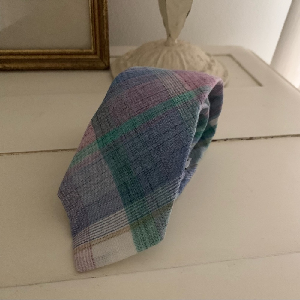 Steven Alan Plaid Madras Tie